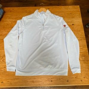 Peter Millar Quarter Zip MicroStripe